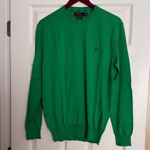 Polo by Ralph Lauren Vibrant Green Crewneck Sweater